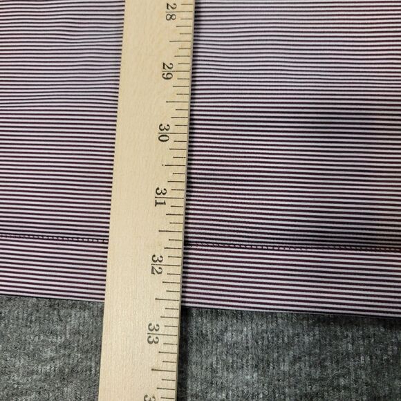 Peter Millar Summer Comfort Men's Golf Polo Shirt Size XL Red Striped - Picture 9 of 11